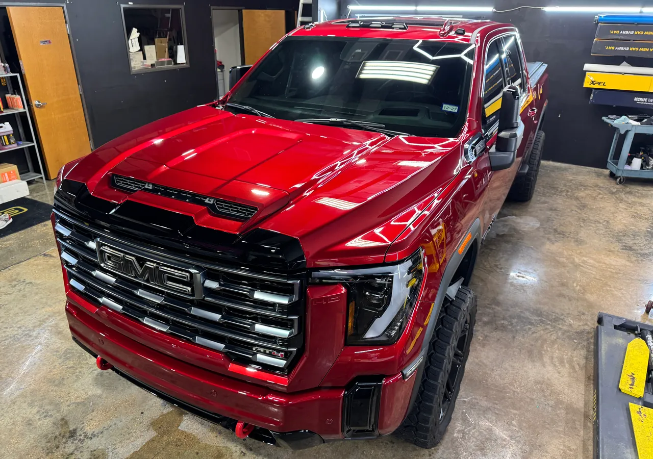 Truck protected at the studio at Protektd Detailing, Dallas