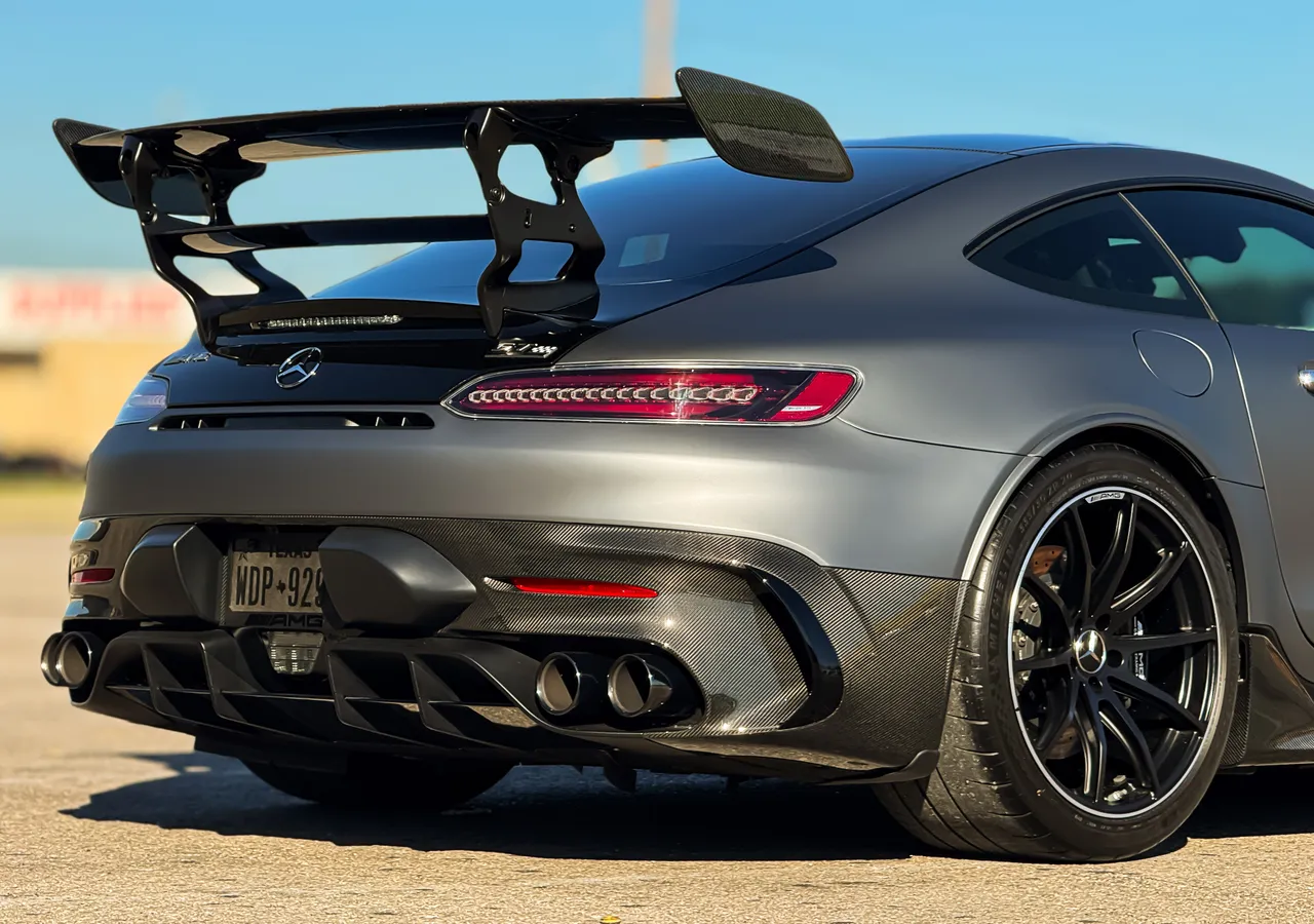 Mercedes-AMG GT Black Series, aero detail at Protektd Detailing, Dallas