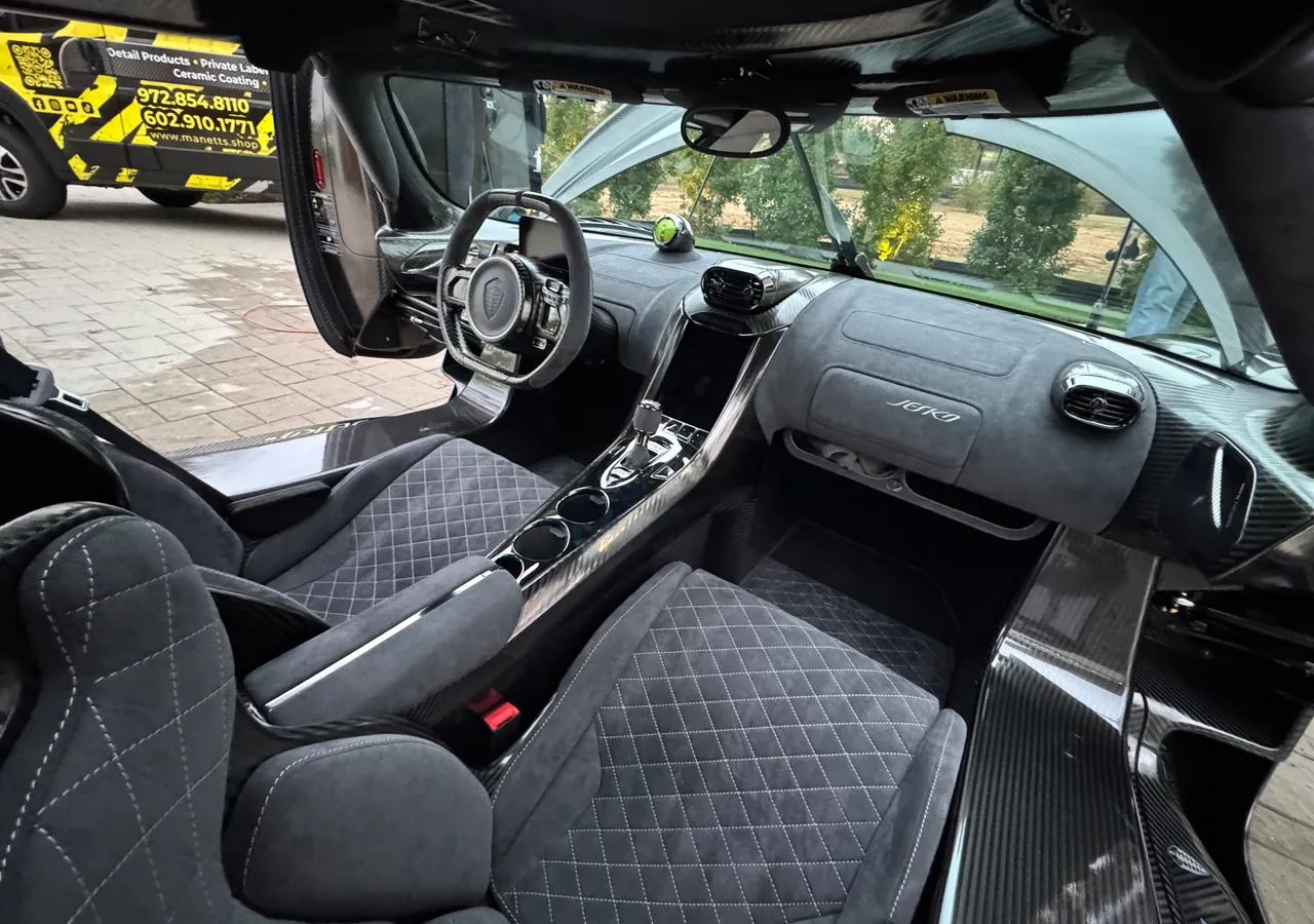 Detailed cabin and trim at Protektd Detailing, Dallas